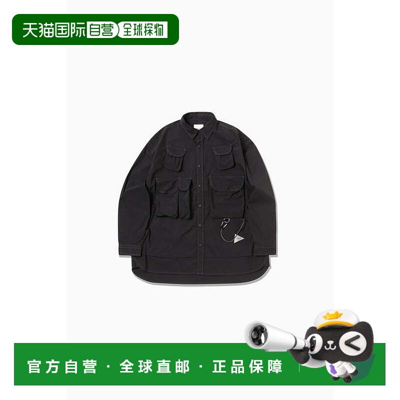 1h可退 日本直邮and wander 多口袋长袖衬衫（M）