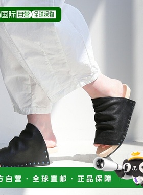 日本直邮[GUSH-VST201] trippen 一脚蹬木质皮革凉鞋 uIZ