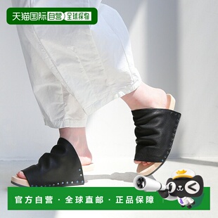 trippen 日本直邮 GUSH VST201 uIZ 一脚蹬木质皮革凉鞋