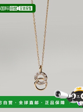 1h可退 日本直邮cui-cuiK10YG黄金钻石项链可调长度783648cuicui