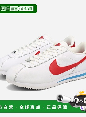 日本直邮NIKE CORTEZ QS PREMIUM 男士低帮运动鞋（白色/校队红//