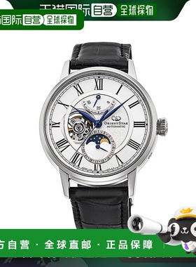 日本直邮东方之星ORIENT STAR手表机械月相41毫米皮革M表RK-AY010