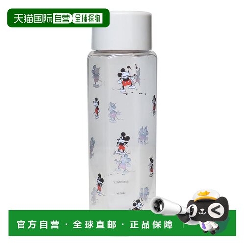 日本直邮六角形吹瓶 250ml 水瓶 米奇老鼠迪士尼滑冰者礼物