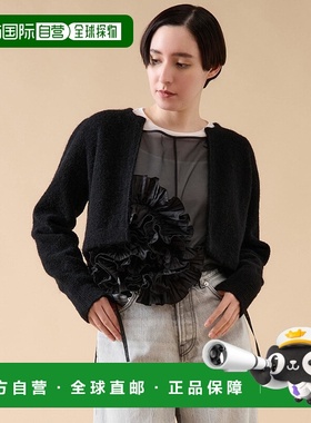 1h可退 日本直邮martinique 女士毛质短款波罗外套 A0343KCD356