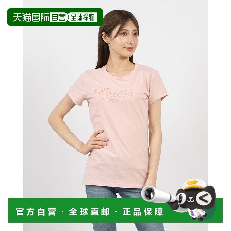 日本直邮Guess SS Guess Dot Logo R3T恤 GU1432EW032147女装