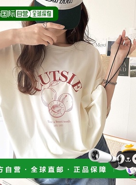 1h可退 日本直邮Classical Elf 女士双面穿抽绳水果印花T恤 ce105