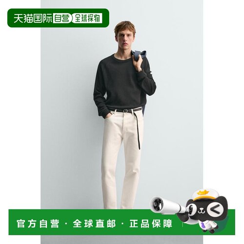 日本直邮AARON LEVINE X ZARA 华夫格纹理T恤 T恤长袖