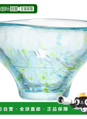 【日本直邮】东洋佐佐木玻璃清酒杯 蓝绿色 55毫升 日本制造 WA52