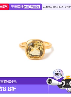 1h可退 日本直邮FRUITSJOLIE 女士 天然石蜂蜜水晶 cushion cut r