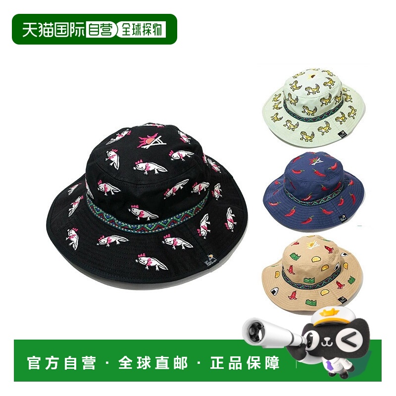 日本直邮Go Slow Caravan Light 帆布全刺绣露营帽男女通用春夏季