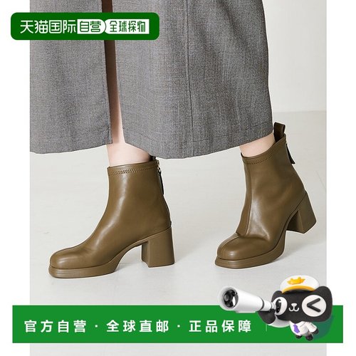 日本直邮Oriental Traffic 奥布里克图背拉链靴 [41420 OR526BW00