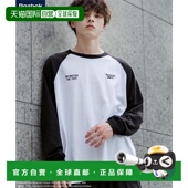 双胸刺绣拉格兰袖 1h可退 宽松长袖 T恤 日本直邮Reebok 男女同款