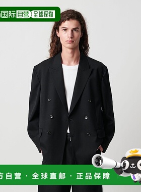1h可退 日本直邮MONKEY TIME 男装 6钮仿羊毛双排扣西装外套 8322