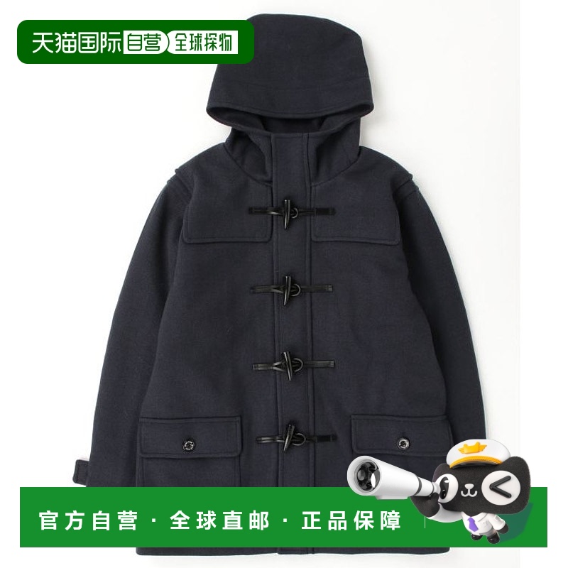 1h可退 日本直邮BEAMS HEART 男士前拉链大衣 保暖舒适 简洁大方