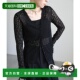 1h可退 neckline设 女装 透纱蕾丝V领开衫 日本直邮select MOCA