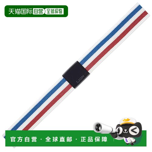 【日本直邮】Lion 办公用品 橡皮筋收纳带 宽15mmGP-152R/B 红色/