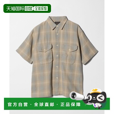 日本直邮PENDLETON联名加州通用商店 男女同款 复古做旧格纹牛仔