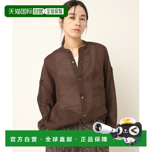 日本直邮RNA-N 女士 立领宽松长袖衬衫 B2916/IB2916苎麻通勤