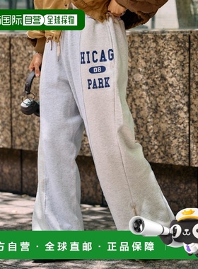 日本直邮etsinta 男女同款复古ZIP侧拼宽松运动裤 TYZ1052302A000