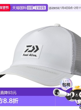 日本直邮Daiwa 帽子 DC-9024 盒形标志帽子 FREE白色新款