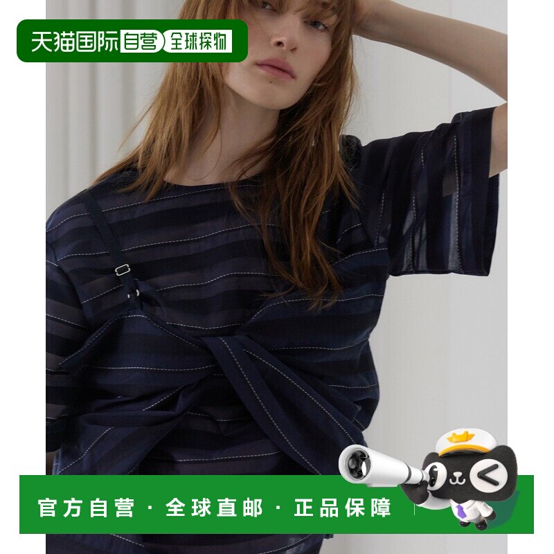 1h可退 日本直邮LE CIEL BLEU 女装 螺旋扭转变身蝴蝶结造型 雪纺