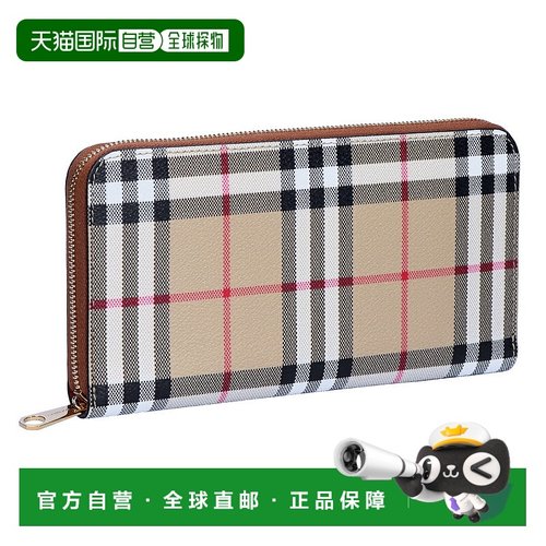 日本直邮Burberry 长款钱包 8094438 A9534 ARCHIVE 米色新款