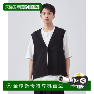 日本直邮B.C 春夏休闲背心 STOCK 棉麻透气 破斜纹设 男士 1h可退
