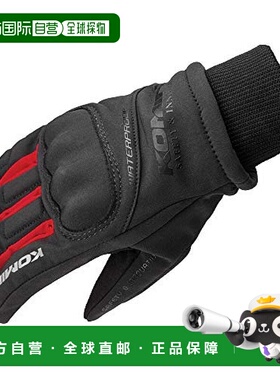 【日本直邮】小峰 摩托车用 WP保护冬季手套 黑色/红色 XL 防水