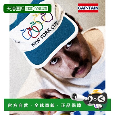 日本直邮CAP-TAIN 男女同款 苹果刺绣彩色拼接棒球帽 04529874201