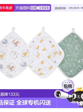 【日本直邮】Aden + anais essentials 洗脸巾 套装 小熊维尼 和