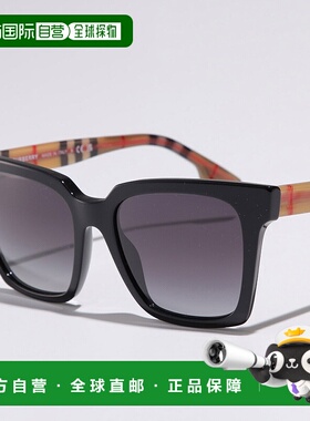 日本直邮BURBERRY 太阳镜 B 4335 女士方形框架 Burberry 格纹全