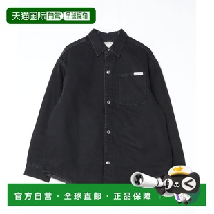 宽松丹宁绗缝衬衫 Klein男装 全棉复古质感 日本直邮Calvin 1h可退