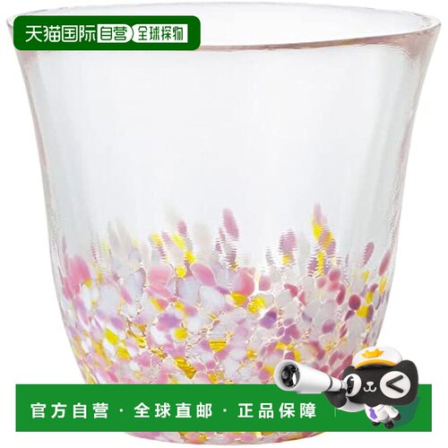 【日本直邮】ADERIA 津轻比多罗 樱花和油菜花 赠杯 260ml 日本制