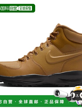 日本直邮Nike Manoa 舒适轻便 防滑耐磨 中筒 儿童靴子 棕色 儿童
