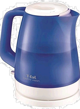 【日本直邮】T-fal厨房电器大容量电热水壶1.5L蓝色操作简单