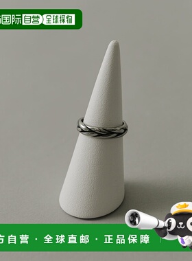 1h可退 日本直邮SMELLY 男士 surgical不锈钢 编织线条戒指 SMA61