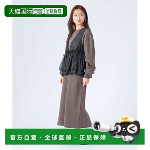 1h可退 日本直邮BEAMS HEART 女装 欧根纱背心×剪裁连衣裙套装 4