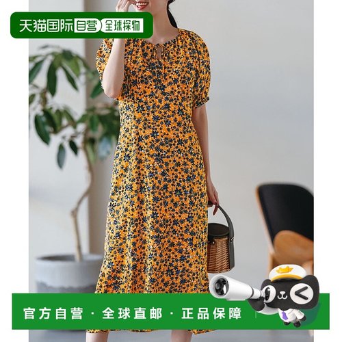 日本直邮RANAN 蓬松袖连衣裙 [R05096EW10513]