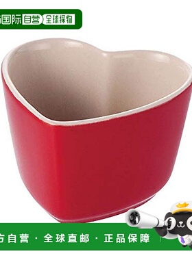 【日本直邮】Staub珐琅 心形碗2件套 40511-107 红色/62-6351-71