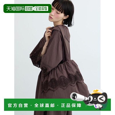 1h可退 日本直邮Samansa Mos2 女士 蕾丝手提包 28023503211