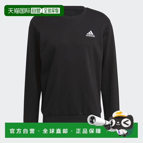 日本直邮Adidas/阿迪达斯休闲时尚Logo圆领长袖卫衣日版男款 GK90