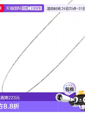 1h可退 日本直邮cui-cuiK10白金小豆链项链可调节800076cuicui