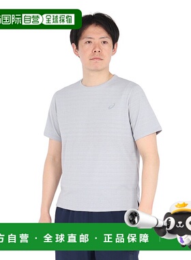 日潮跑腿ASICS亚瑟士 (男款） One Point 短袖T恤 灰色3L 2013A36