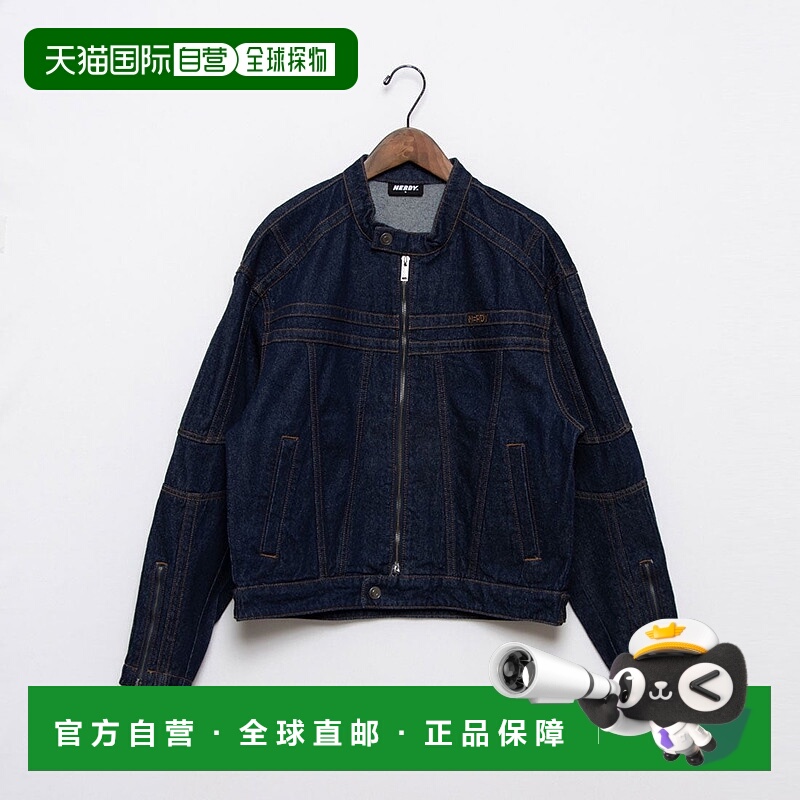 日本直邮NERDY UNI NY DENIM 牛仔机车夹克 [NE8621EU000658] 海