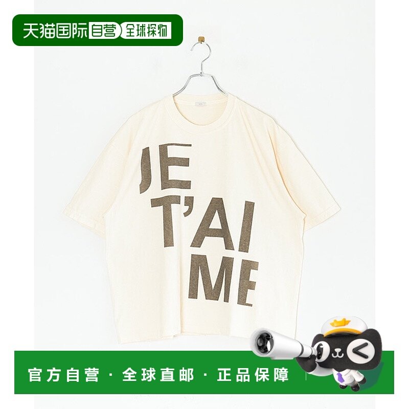 日本直邮[241148] ICHI 颜料染料 T 恤 女士 T 恤新款