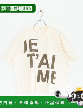 日本直邮[241148] ICHI 颜料染料 T 恤 女士 T 恤新款