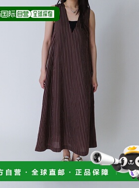1h可退 日本直邮DRESSLAVE 女士条纹喇叭裙吊带连衣裙 90413317