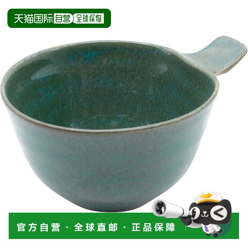 【日本直邮】aito Natural Color 手柄杯 370ml 绿色 美浓烧