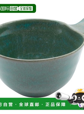 【日本直邮】aito Natural Color 手柄杯 370ml 绿色 美浓烧餐具