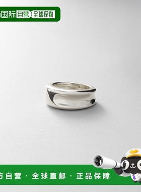 1h可退 日本直邮COCOSHNIK 女士 SV925 凹面设计中空粉戒 仿皮质